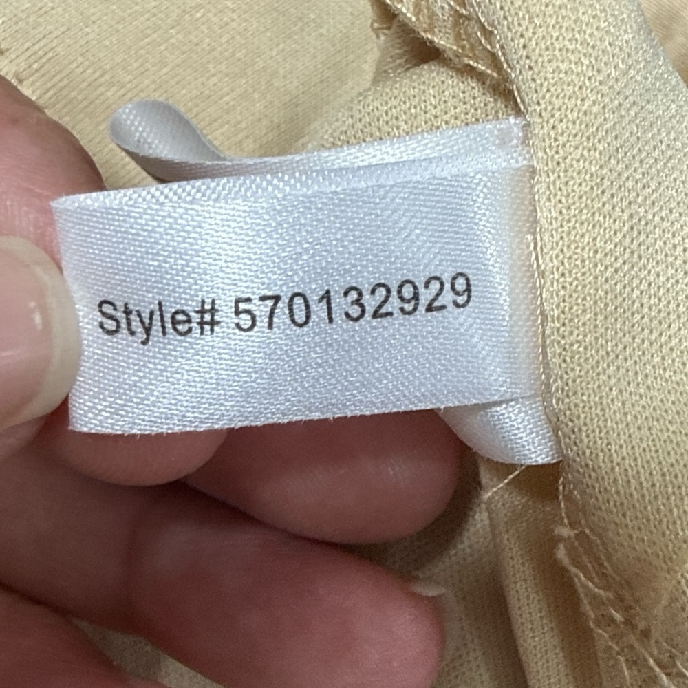 Boston Proper Draped Cowl Neck Ruched Sheath‎ Dress Belted Beige Size 2 Resort - Picture 11 of 11